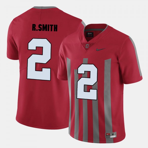 Ohio State Buckeyes Rod Smith Men's #2 Red College Football Jersey 2404YIFE4